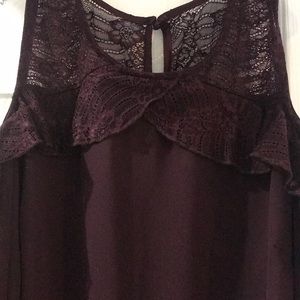 Cold shoulder dress.